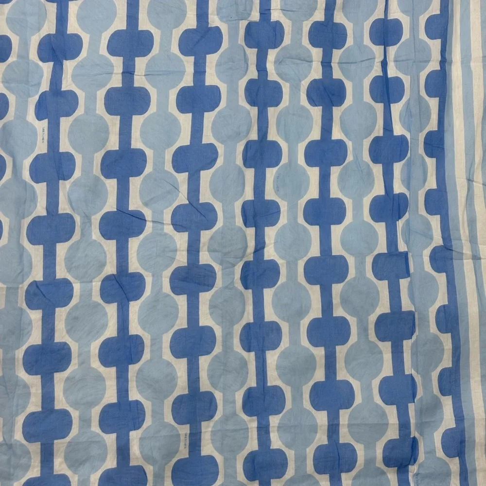 Gretchen Scott Designs Blue and White Polka Dot Scarf